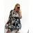 Šaty letní oversize dlouhý rukáv dámské (S/M ONE SIZE) ITALSKÁ MÓDA IMPES239554-1