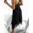 Sukně dlouhá tylová dámská (S/M ONE SIZE) ITALSKÁ MÓDA IMPMD232999/DU S/M čierna