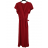 Šaty dlouhé letní krátký rukáv dámské (S/M ONE SIZE) ITALSKÁ MODA IMD23430/DU S/M Černá