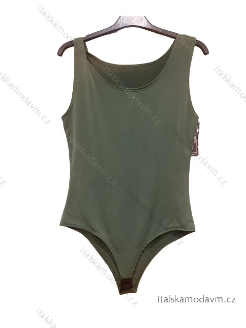 Body na ramínka  dámské (S/M ONE SIZE) ITALSKÁ MÓDA IMWB23TOP/DUR S/M béžová