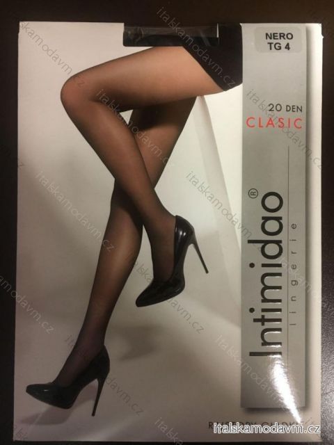 Punčocháče dámské 20DEN (M-xl) INTIMIDAO DPP20CLASIC-SABIA/DU 4 hnědá