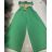 Nohavice dlhé letné s opaskom dámske (S/M ONE SIZE) TALIANSKA MÓDA IMM23M5639