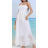 Šaty dlouhé letní boho krajkové na ramínka dámské (S/M ONE SIZE) ITALSKÁ MÓDA IMPEM2323073