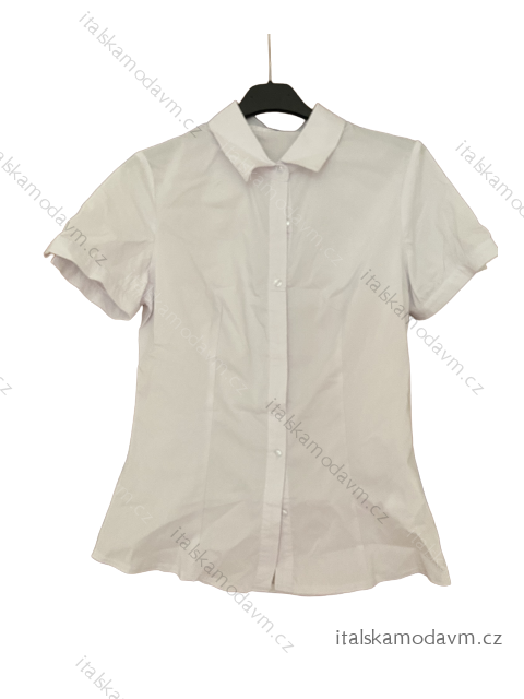 Košeľa klasik krátky rukáv dámska (S-XL) TALIANSKA MÓDA IMM23KLASIK/DU