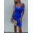 Šaty elegantní ramínka dámské (S/M ONE SIZE) ITALSKÁ MÓDA IMD23140/DUR béžová S/M