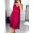 Šaty společenské elegantní letní na ramínka dámské (S/M ONE SIZE) ITALSKÁ MÓDA IMPSH222053A