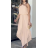 Šaty dlouhé elegantní bez rukávu dámské (S/M ONE SIZE) ITALSKÁ MÓDA IMPGM2323799