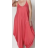 Šaty dlouhé letní na ramínka dámské (S/M ONE SIZE) ITALSKÁ MÓDA IMPGM234942