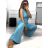 Overal elegantní icecool  dámský (M/L, XL/XXL) AINUOSI ITALSKÁ MODA IMB239907 M/L tyrkysová
