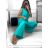 Overal elegantní icecool  dámský (M/L, XL/XXL) AINUOSI ITALSKÁ MODA IMB239907 M/L tyrkysová