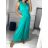 Overal elegantní icecool  dámský (M/L, XL/XXL) AINUOSI ITALSKÁ MODA IMB239907 M/L tyrkysová