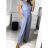 Overal elegantní icecool  dámský (M/L, XL/XXL) AINUOSI ITALSKÁ MODA IMB239907 M/L tyrkysová