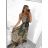 Šaty dlouhé letní icecool bez rukávu dámské (S/M/L ONE SIZE) ITALSKÁ MÓDA IMM23M2132