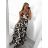 Šaty dlhé letné elegantné na ramienka dámske (S/M ONE SIZE) TALIANSKA MÓDA IMWGB232226/DU