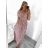 Šaty dlhé letné bez rukávu dámske (M/L, XL/2XL) TALIANSKA MODA IMB23F909/DU