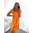 Šaty letní carmen dámské (S/M ONE SIZE) ITALSKá MóDA IM323060/DU S/M starorůžová