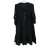 Šaty košeľové oversize 3/4 rukáv dámske nadrozmer (XL/2XL ONE SIZE) TALIANSKA MÓDA IM423DENY