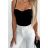 Top croptop na ramínka dámský (S/M ONE SIZE) ITALSKÁ MÓDA IMPLP2380000050