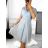 Šaty elegantní společenské krátký rukáv dámské (S/M/L/XL ONE SIZE) ITALSKÁ MÓDA IMPSH2335891V