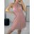 Šaty společenské bez rukávu dámské (S/M ONE SIZE) ITALSKÁ MÓDA IMPSH2235901