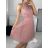 Šaty společenské bez rukávu dámské (S/M ONE SIZE) ITALSKÁ MÓDA IMPSH2235901