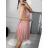 Šaty společenské bez rukávu dámské (S/M ONE SIZE) ITALSKÁ MÓDA IMPSH2235901