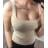 Tielko croptop na ramienka dámske (S/M ONE SIZE) TALIANSKA MÓDA IMPBB23Y20267