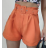 Kraťasy s páskem dámské (S/M ONE SIZE) ITALSKÁ MÓDA IMPBB23C17049