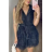 Šaty letní bez rukávu dámské (S/M ONE SIZE) ITALSKÁ MÓDA IMPBB231708r
