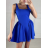 Šaty krátké společenské na ramínka dámské (S/M ONE SIZE) ITALSKÁ MÓDA IMPBB23A200591