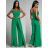 Overal dlhý elegantný na ramienka dámsky (S/M ONE SIZE) TALIANSKA MÓDA IMWKK23919/DUR starorůžová