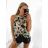 Tílko top bez rukávu letní icecool dámské (S/M/L ONE SIZE) ITALSKÁ MÓDA IMM23M84215-3/DU
