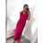 Šaty dlhé letné bez rukávov dámske (S/M/L ONE SIZE) TALIANSKA MÓDA IMFF23003/DU S/M modrá