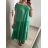 Šaty letní bez rukávů dámské (S/M ONE SIZE) ITALSKá MóDA IM823001