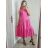Šaty letní bez rukávů dámské (S/M ONE SIZE) ITALSKá MóDA IM823001/DU S/M zelená