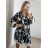 Šaty košilové letní oversize dlouhý rukáv dámské nadrozměr (S/M/L/XL/2XL ONE SIZE) ITALSKá MóDA IM82367011