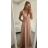 Šaty elegantní společenské na ramínka dámské (S/M ONE SIZE) ITALSKÁ MÓDA IM321609