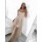 Šaty tilové elegantní bez rukávů dámské (S/M ONE SIZE) ITALSKÁ MÓDA IMM22Q52235A/UL S/M červená