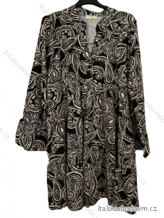 Šaty oversize letný dlhý rukáv dámske (M/L/XL ONE SIZE) TALIANSKA MÓDA IMWBB232668-1/DUR