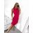 Šaty elegantné letné bez rukávu dámske (S/M ONE SIZE) TALIANSKA MÓDA IM923011/DU S/M biela