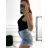 Tielko Body letné dámske (S/M ONE SIZE) TALIANSKA MóDA IMM23M589/DU S/M Kaki