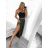 Nohavice harémky letné dlhé dámske (S/M ONE SIZE) TALIANSKA MÓDA IMM239535UN/DU S/M modrá