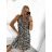 Šaty krátke letné IceCool bez rukávov dámske (S / M / L ONE SIZE) TALIANSKÁ MÓDA IMM23231/DU S/M hnedá