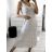 Šaty letní krajkové boho na ramínka dámské (S/M ONE SIZE) ITALSKÁ MÓDA IMPLI2390687/DUR S/M biela