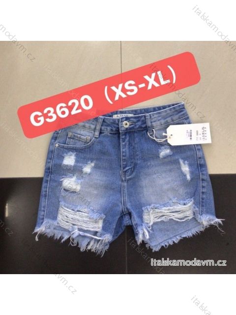 KRAŤASY ŠORTKY riflové DÁMSKE (XS-XL) M.SARA MSR20G3620
