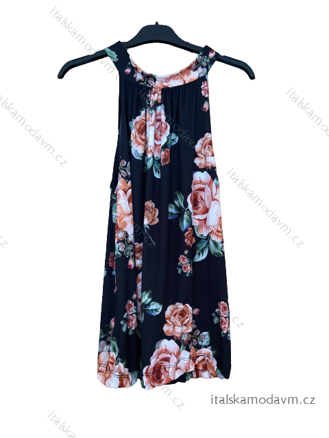 Tielko top bez rukávov letné icecool dámske (S/M/L ONE SIZE) TALIANSKA MÓDA IMM23M84215-7/DU