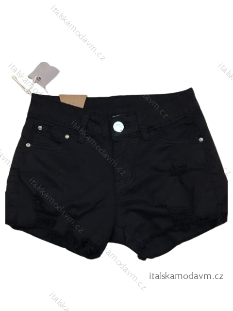 Kraťasy riflové dámske (25-30) Gourde MA119GD6251 čierna 25