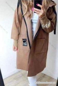 Kabát flaušový dlhý dámsky nadrozmer (L/XL/2XL ONE SIZE) TALIANSKA MÓDA IMD23521S
