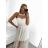 Šaty společenské dlouhé bez rukávu dámské (S/M ONE SIZE) ITALSKÁ MÓDA IM3236286/DU