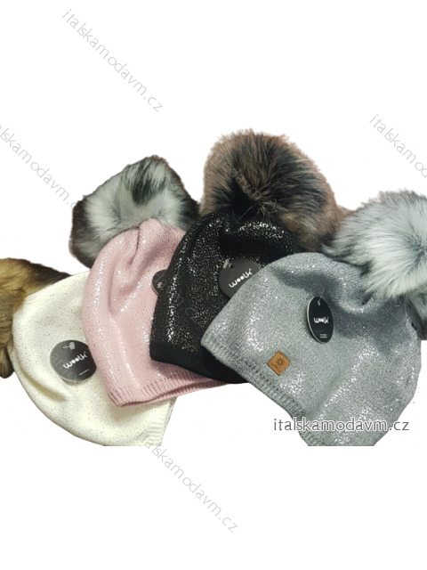 Čiapka s kulich zimná dámska (ONE SIZE) WOOLK POĽSKO PVB20002